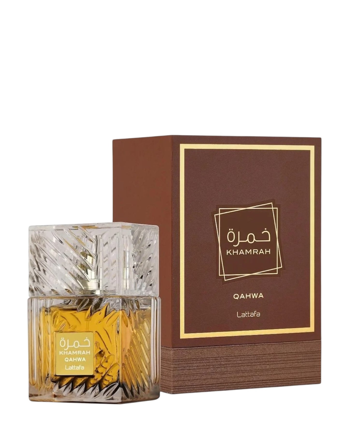 Perfume Lattafa Khamrah Qahwa Eau de Parfum de 100mL 3.4Fl. Oz.