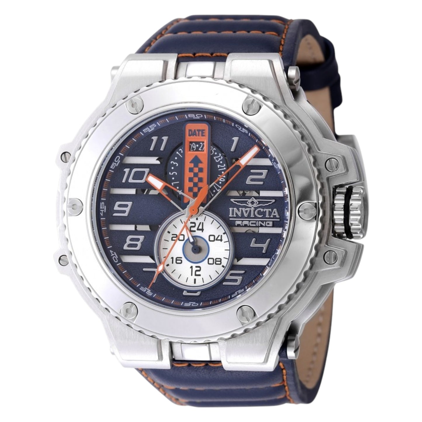 Reloj Invicta Racing Downforce para hombre - 55.83 mm. Gris claro. Azul (47378)