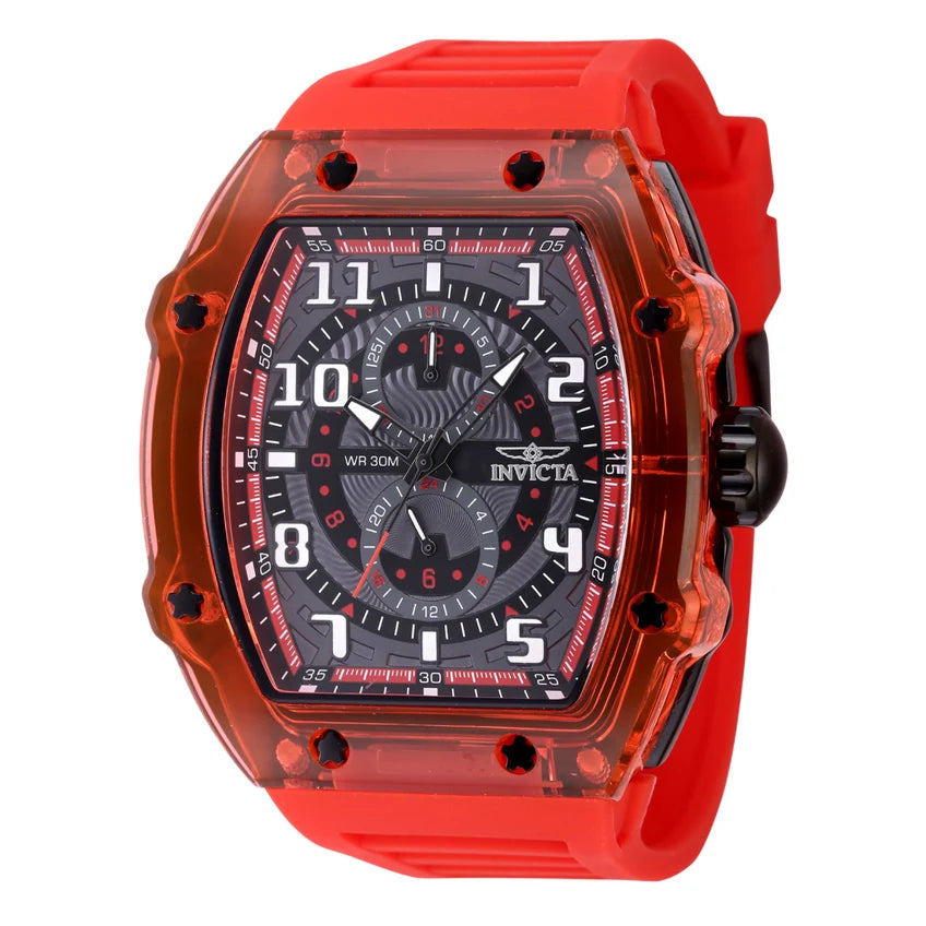 Invicta Racing Cyclone para hombre - 48,5 mm, rojo (48720)