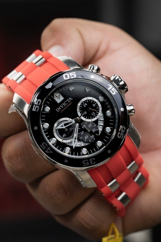 Reloj Invicta Pro Diver SCUBA para hombre - 48 mm, acero, rojo (34009)