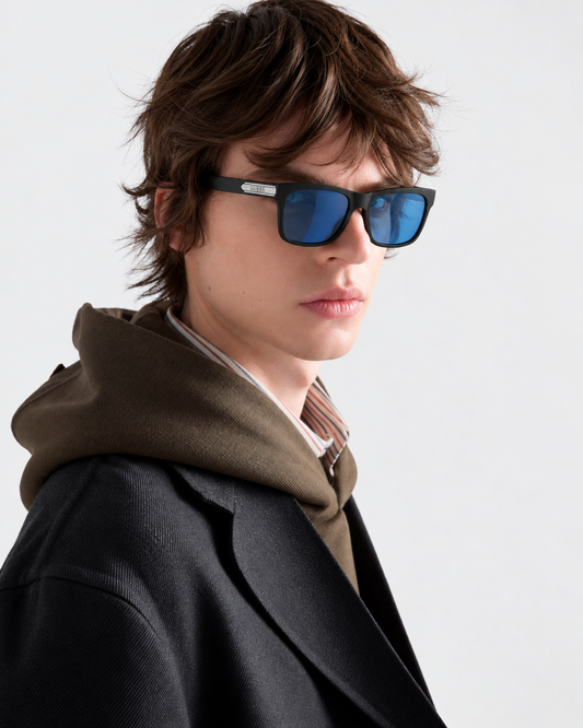 Guess Factory Blue Mirror Square Gafas de sol para hombre GF5072 02X 60
