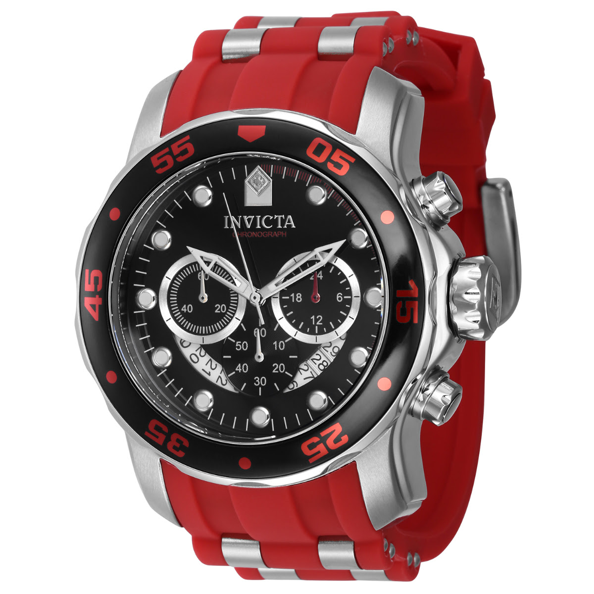 Reloj Invicta Pro Diver SCUBA para hombre - 48 mm, acero, rojo (40475)