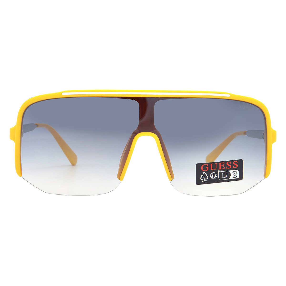 Gafas Guess Factory Smoke Gradient Shield de sol para hombre GO00054 39B 00