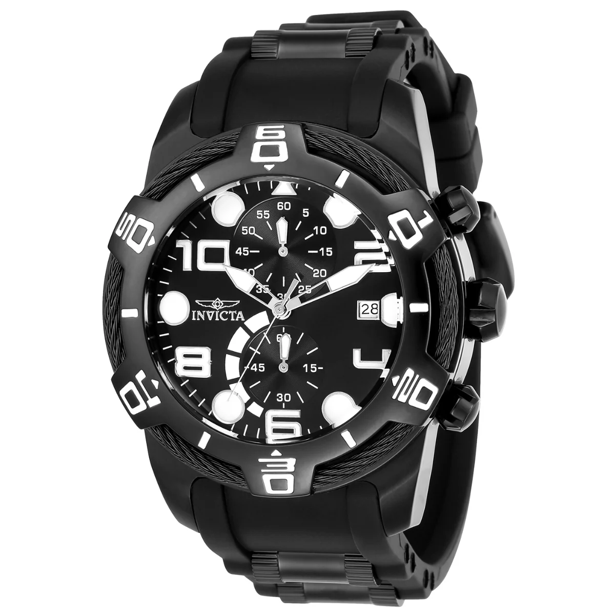 Invicta Bolt Reloj para hombre - 50 mm, negro (24220)