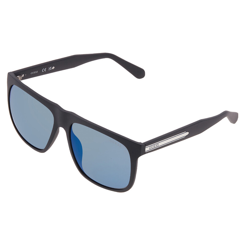 Guess Factory Blue Mirror Square Gafas de sol para hombre GF5072 02X 60