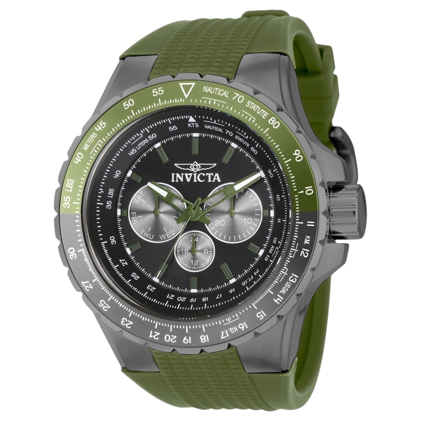 Invicta Aviator Skyshock para hombre  - 50 mm, verde (39310)