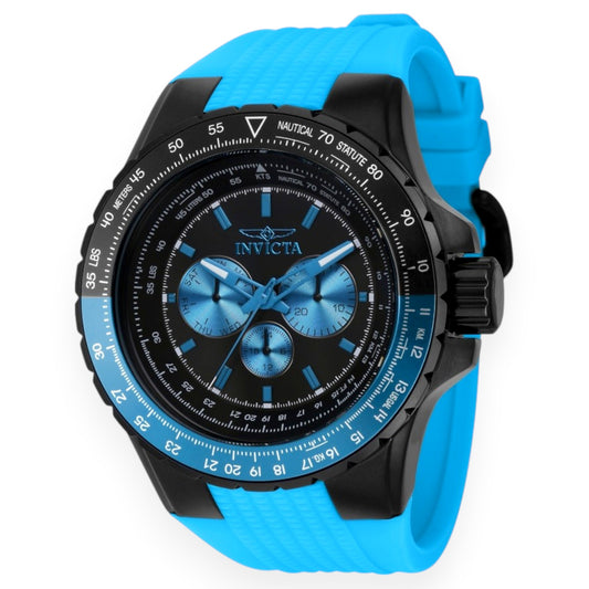 Invicta Aviator Skyshock reloj para hombre - 50 mm, azul (39299)
