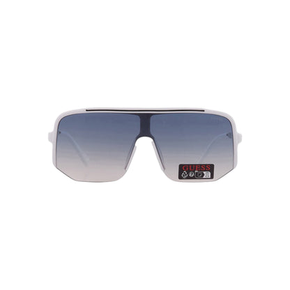 Gafas Guess Factory White Blue Gradient Shield de sol para hombre GO00054 21W 00