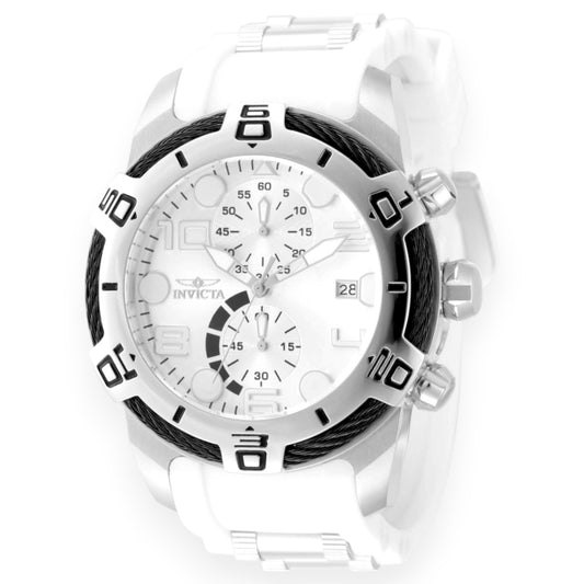 Invicta Bolt Nexus X  reloj para hombre - 50 mm, blanco, acero (50582)