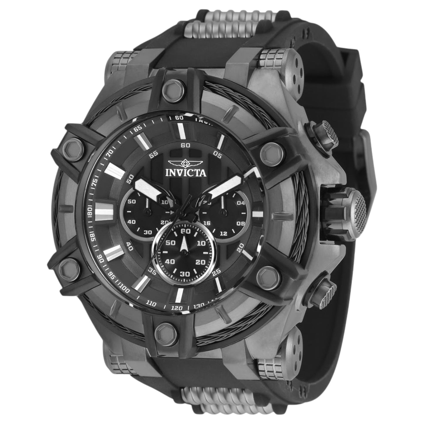 Reloj Invicta Bolt Surge para hombre - 52 mm, negro, gunmetal (35550)