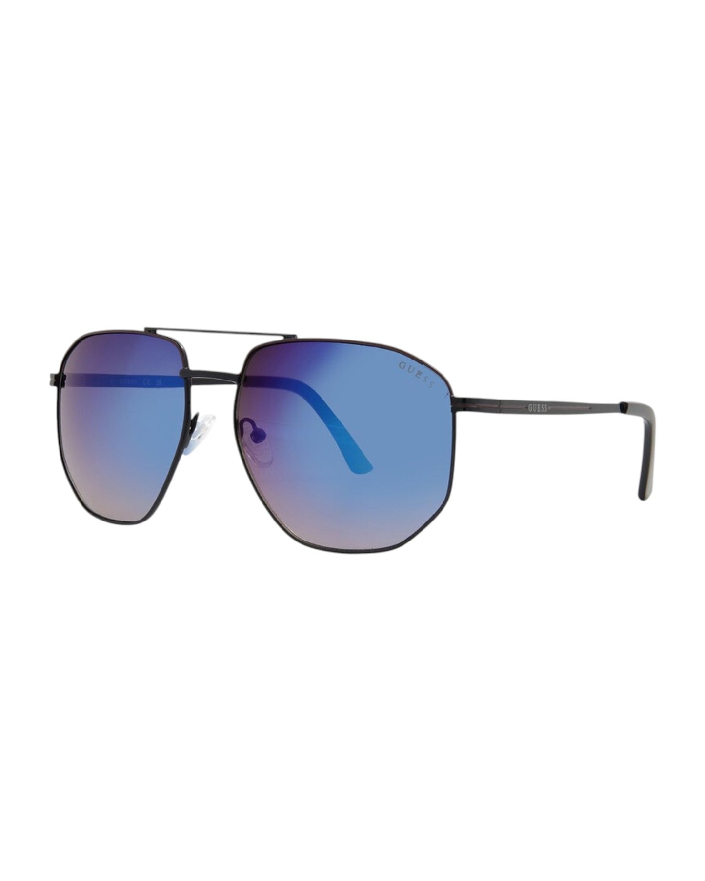 Gafas Guess Factory Smoke Mirror Pilot de sol para hombre GF5122 01C 60