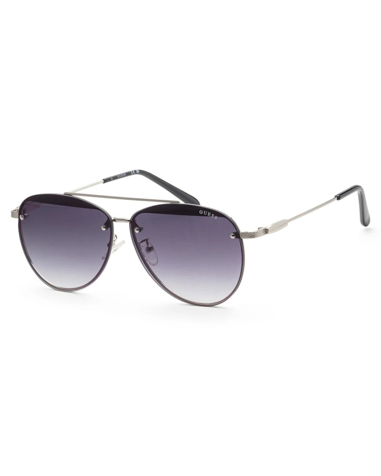 Gafas Guess Factory tipo piloto con degradado humo de sol para mujer GF0386 10B 63
