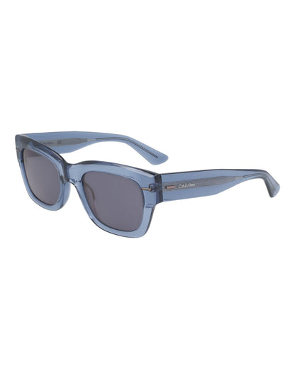 Gafas Calvin Klein de sol rectangulares azules para hombre CK23509S 438 51