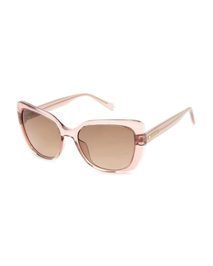 Gafas Fossil, marrón degradado, estilo mariposa, de sol para mujer de sol para mujer FOS 3143/S 02T3/HA 55