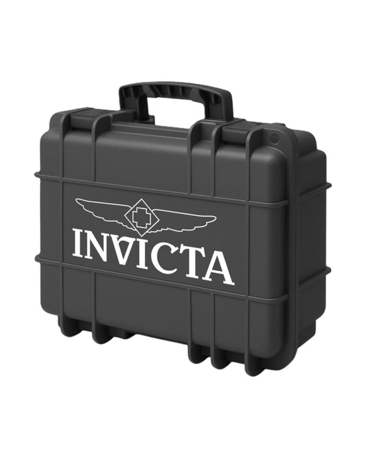 Estuche Invicta 8 ranuras Dive Impact, carbón (DC8-CHR)