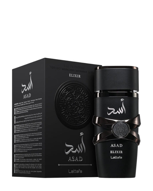 Perfume Lattafa Asad Elixir Eau de Parfum de 100mL 3.4Fl. OZ.