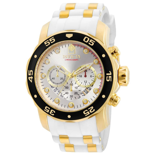 Invicta Pro Diver SCUBA para hombre - 48 mm. Oro Blanco (20292)