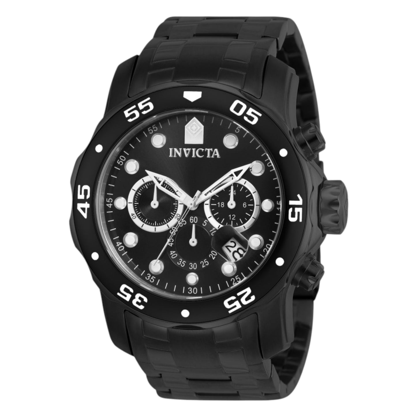 Reloj Pro Diver SCUBA para hombre- 48 mm. Negro (0076)