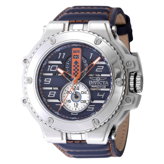 Reloj Invicta Racing Downforce para hombre - 55.83 mm. Gris claro. Azul (47378)