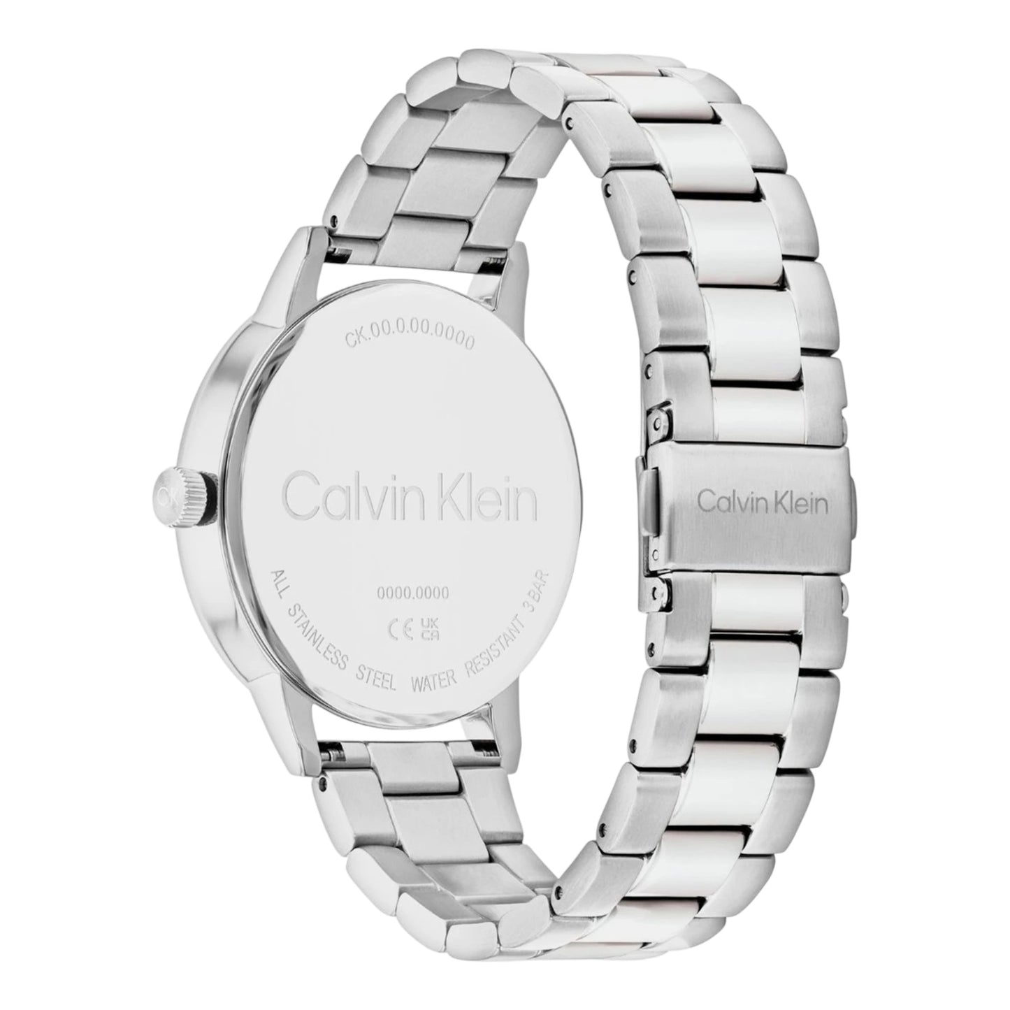 Reloj Calvin Klein Linked Bracelet para hombre - 43 mm, acero plateado (WM25200477JWS)