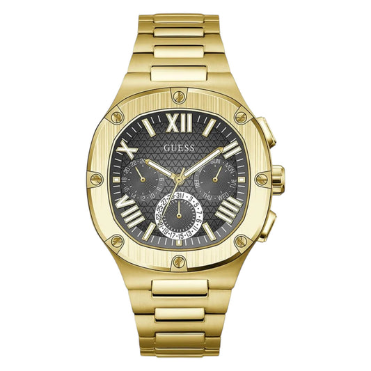 Reloj Guess Headline para hombre - 42 mm, dorado (GW0572G2)