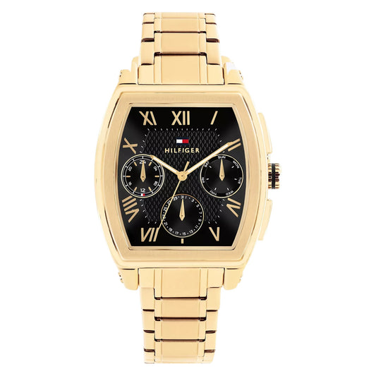 Reloj Tommy Hilfiger Oxford Para Hombre - 36 mm, Negro, Dorado (TMY1710764)
