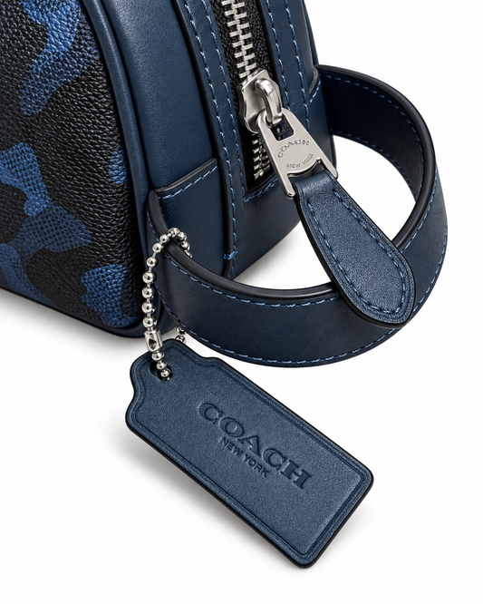 Neceser Coach In Signature Camo Print - CX879 SVBLM