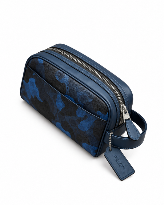 Neceser Coach In Signature Camo Print - CX879 SVBLM