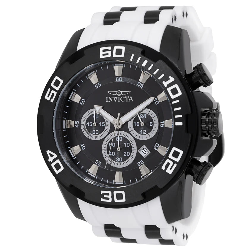 Invicta Pro Diver SCUBA para hombre - 50 mm, blanco, negro (44549)