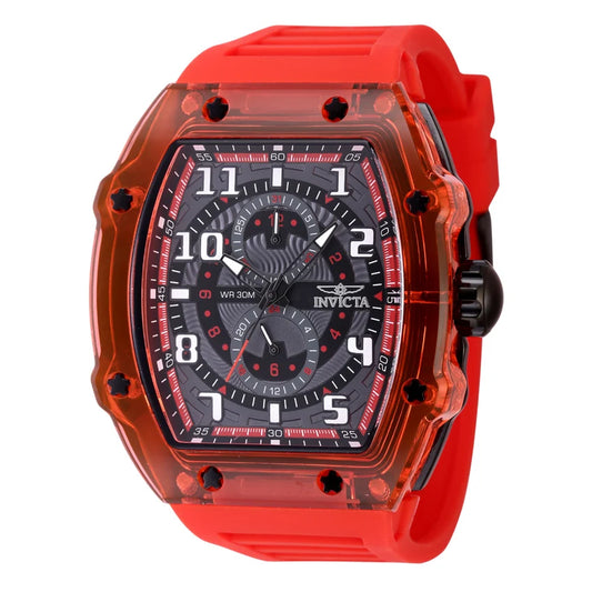 Invicta Racing Cyclone para hombre - 48,5 mm, rojo (48720)