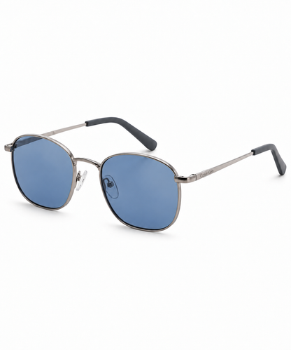 Calvin Klein Gafas de sol cuadradas grises para hombre CK20122SN-008