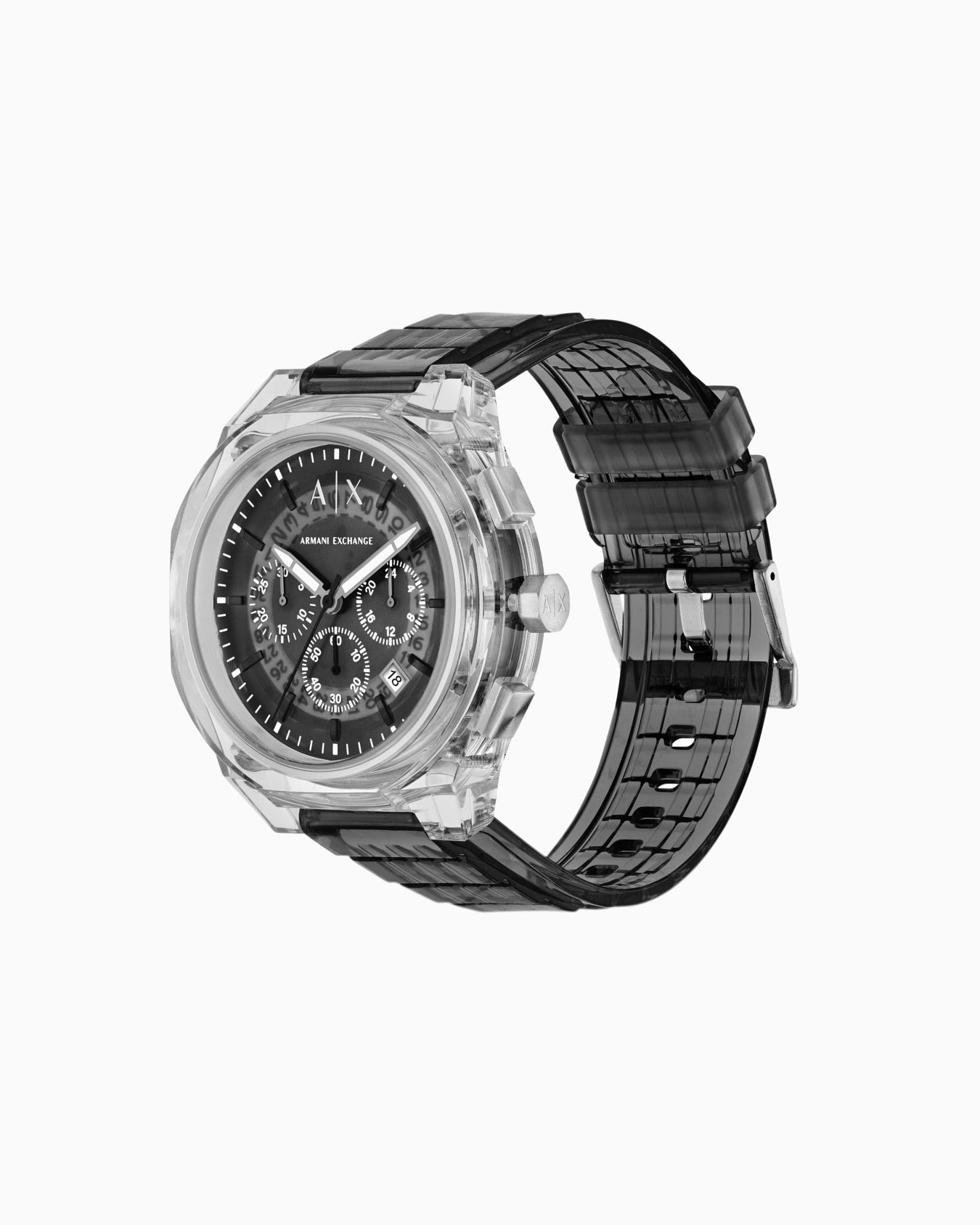 Armani Exchange Rafael Chronograph Reloj para hombre - 44 mm, gris (AX4167)