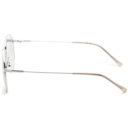 Gafas Calvin Klein de sol redondas plateadas para hombre CK20120SN-045