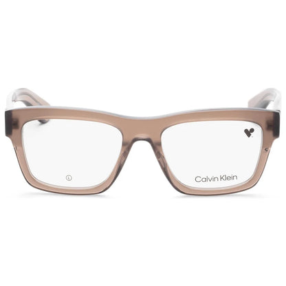 Monturas Calvin Klein rectangulares marrones para hombre CK24525-200