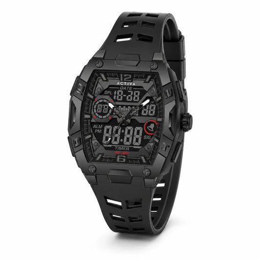 Activa X Invicta Digital reloj para hombre - 50mm. Negro (ACW8131-004)