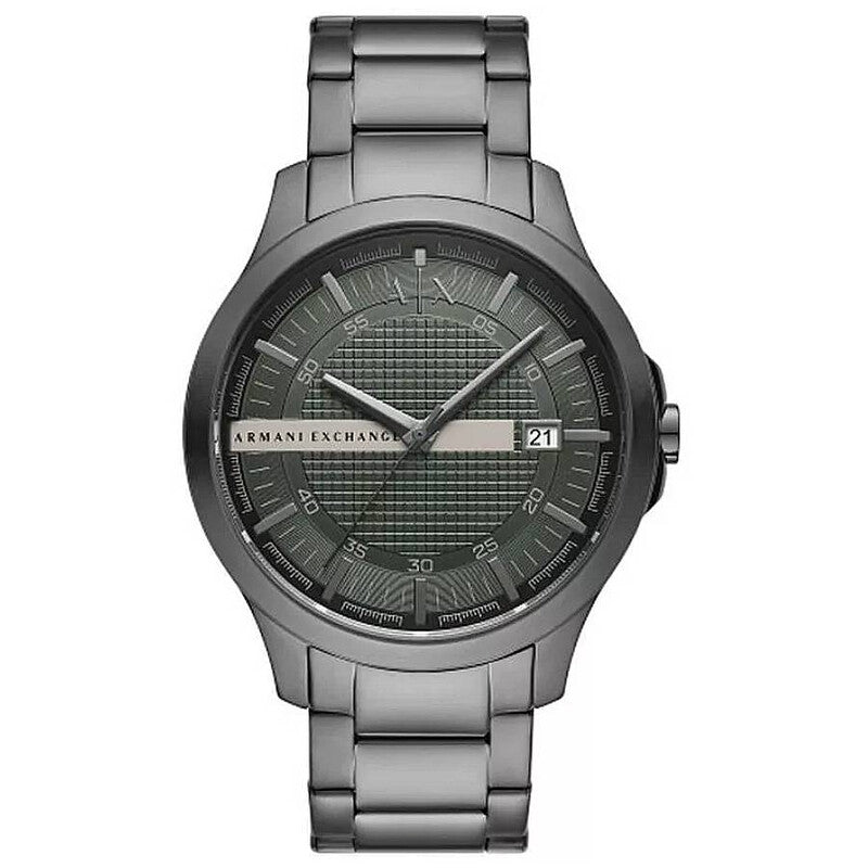 Armani Exchange Reloj para hombre - 42 mm, verde y gunmetal (AX2455)