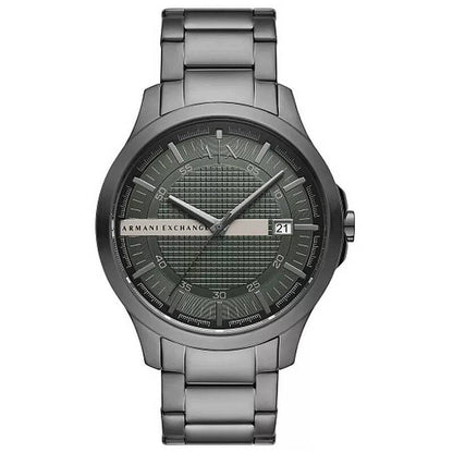 Armani Exchange Reloj para hombre - 42 mm, verde y gunmetal (AX2455)