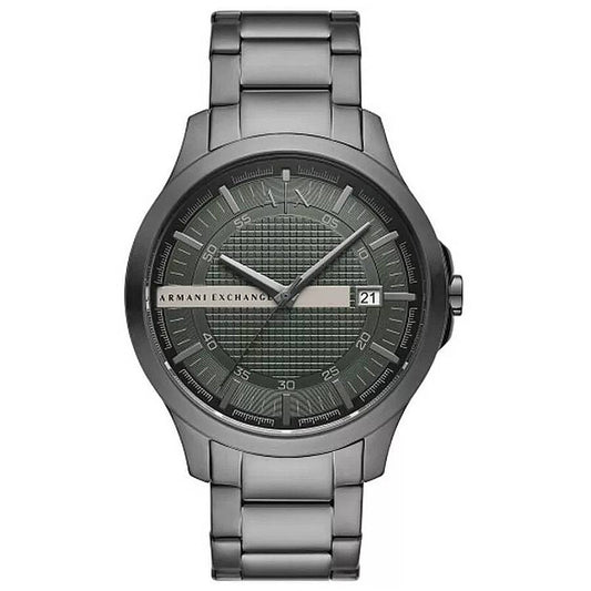 Armani Exchange Reloj para hombre - 42 mm, verde y gunmetal (AX2455)