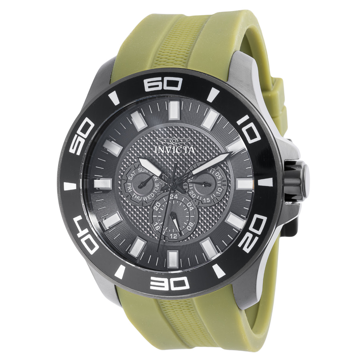 Reloj Invicta Pro Diver Impact para hombre - 50 mm, verde oliva (46035)
