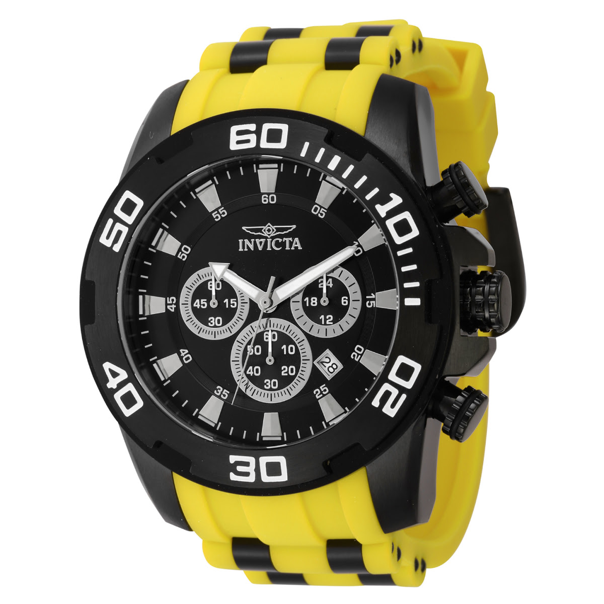 Reloj Invicta Pro Diver SCUBA para hombre - 50 mm. Amarillo. Negro (44548)