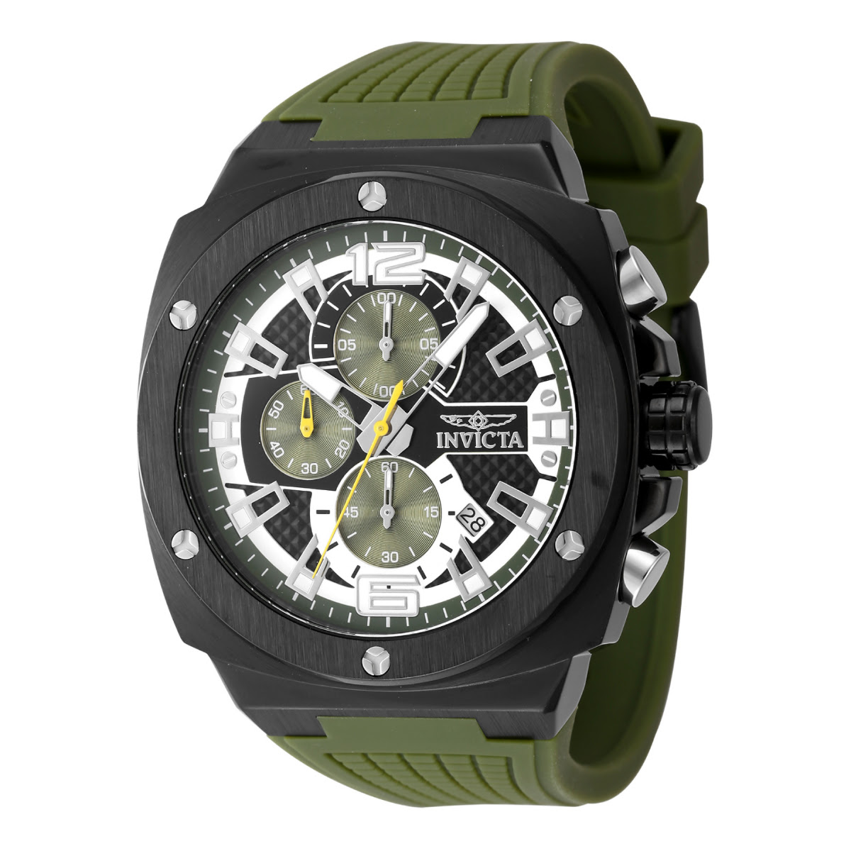Reloj Invicta Racing Turbo para hombre 47 mm, verde (48162)