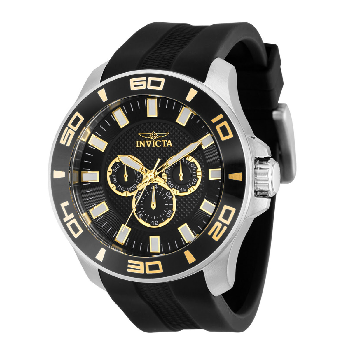 Reloj Invicta Pro Diver Impact de hombre- 50 mm, negro (36608)