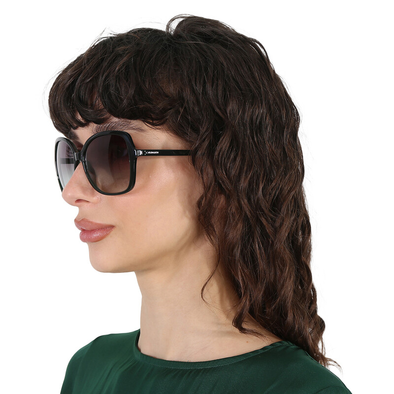 Gafas Calvin Klein con mariposa y degradado gris de sol para mujer CK19561S 360 57
