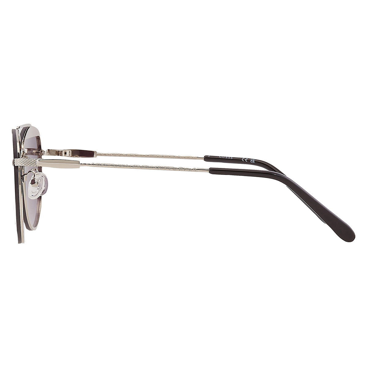 Gafas Guess Factory tipo piloto con degradado humo de sol para mujer GF0386 10B 63