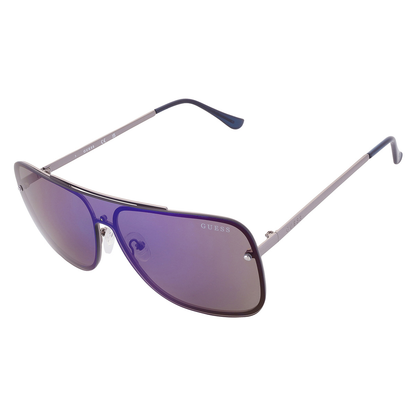Gafas Guess Factory tipo escudo con espejo humo de sol para hombre GO00053 08C 00