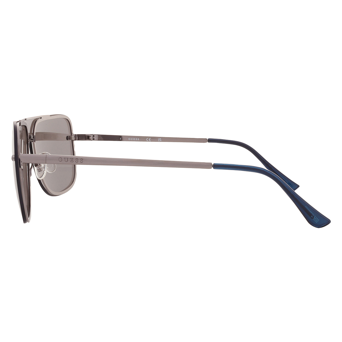 Gafas Guess Factory tipo escudo con espejo humo de sol para hombre GO00053 08C 00