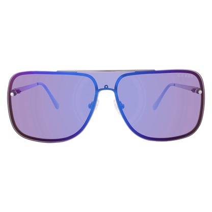 Gafas Guess Factory tipo escudo con espejo humo de sol para hombre GO00053 08C 00
