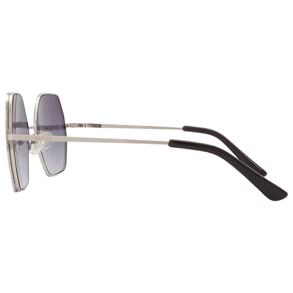 Gafas Guess Factory, degradado ahumado, geométricas, de sol para mujer GF0387 10B 57