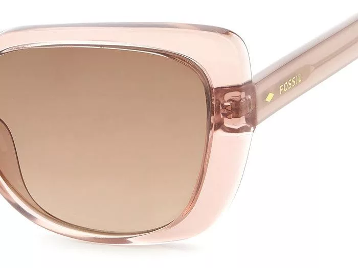 Gafas Fossil, marrón degradado, estilo mariposa, de sol para mujer de sol para mujer FOS 3143/S 02T3/HA 55