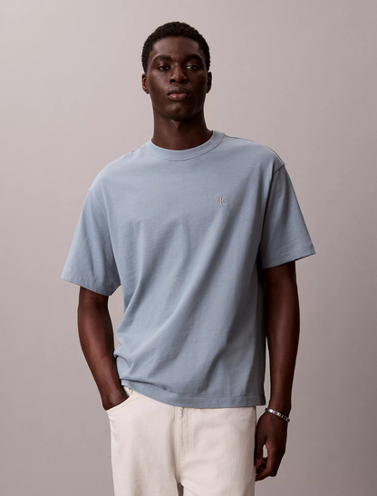 Camiseta Calvin Klein de cuello redondo de corte relajado con logo Archive